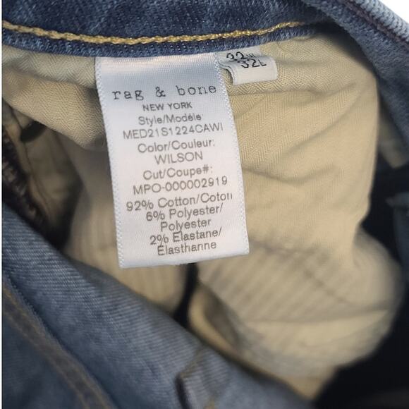 RAG & BONE Fit 1 Skinny Fit Jean in Wilson - Picture 5 of 6